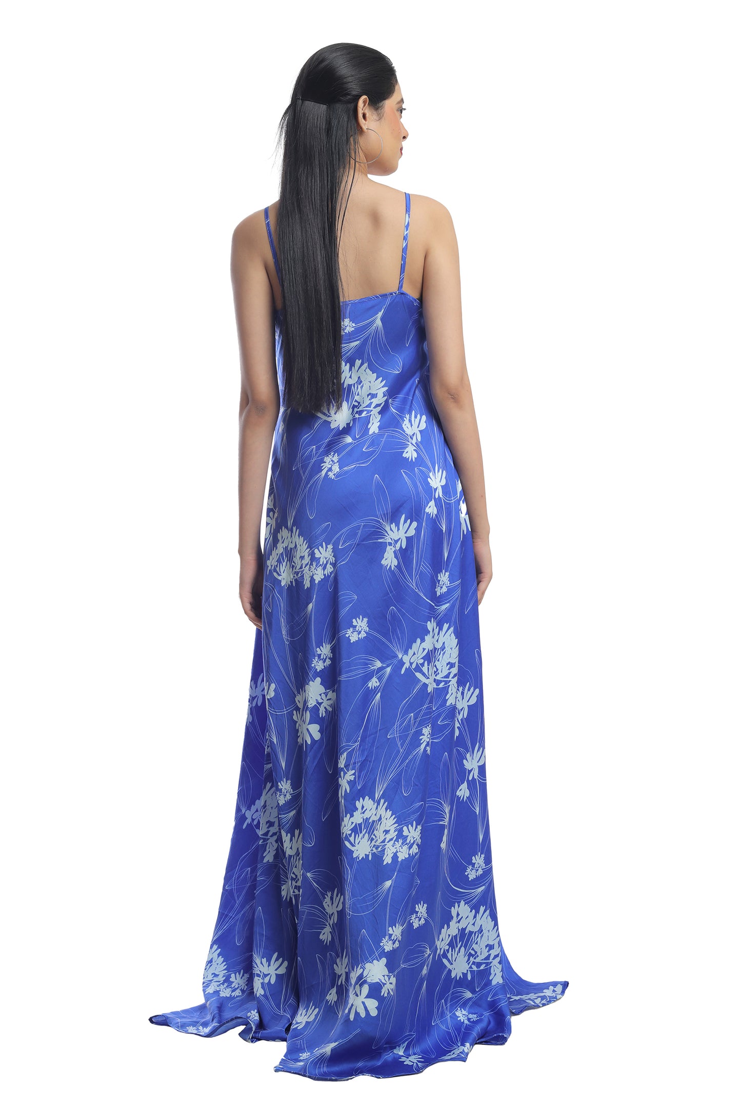 FLORAL PRINTED MAXI DRESS