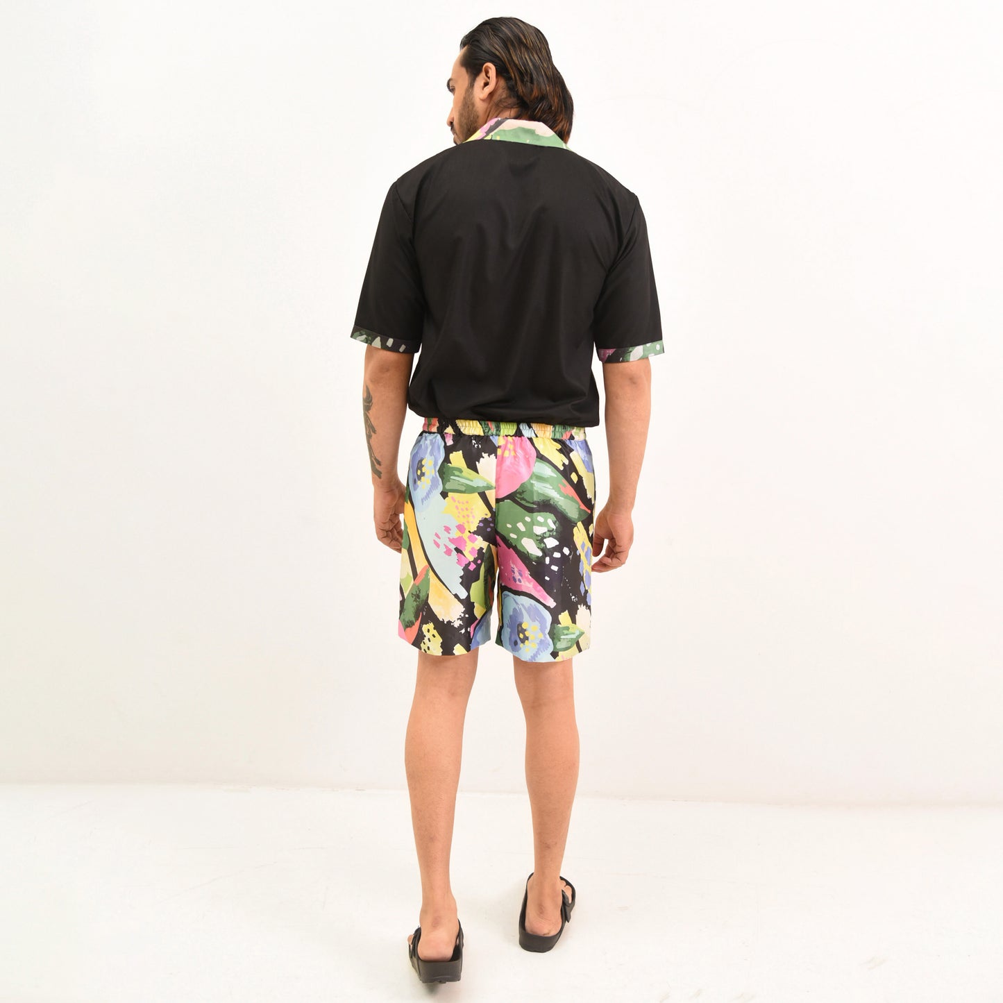 ASSORTED COLOURFUL FLORAL SHORTS WITH SHIRT