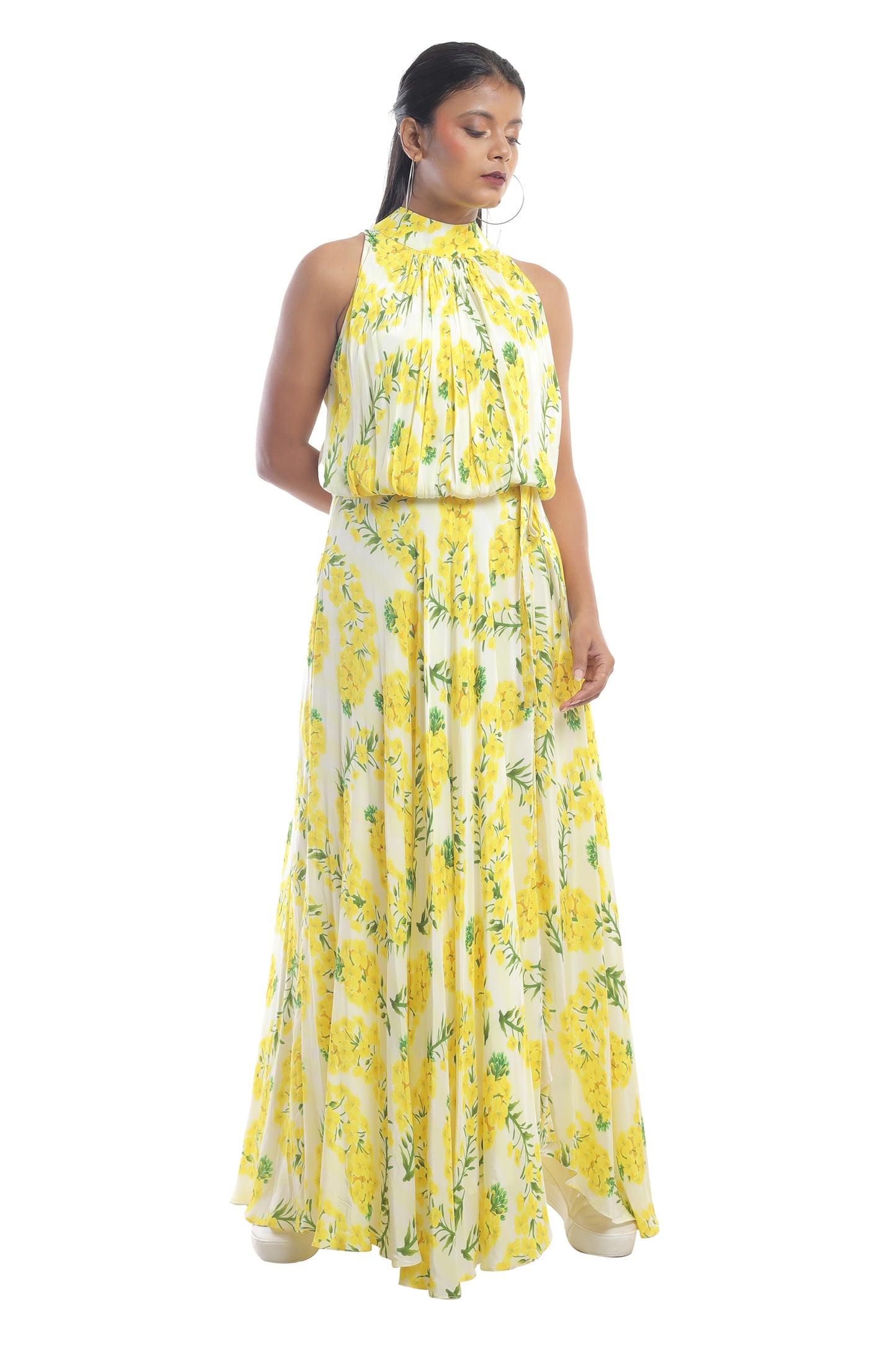 FLORAL PRINTED SUMMER DRESS